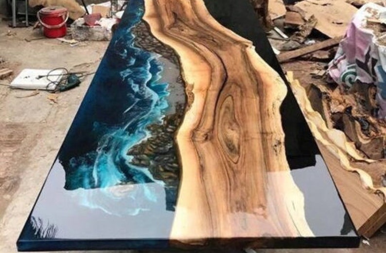 Epoxy Handmade Dining Table Top Epoxy Center Table Top Etsy