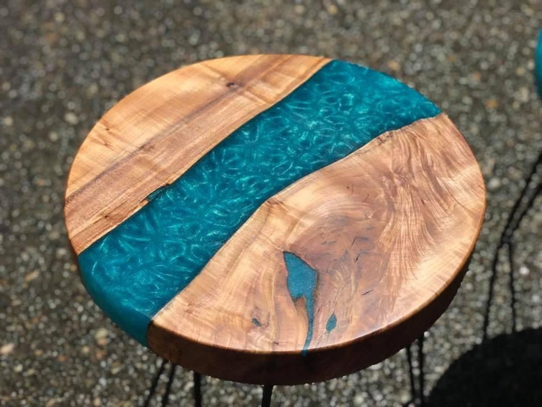 Epoxy Side Coffee Table Epoxy Resin Epoxy Resin River Table Etsy