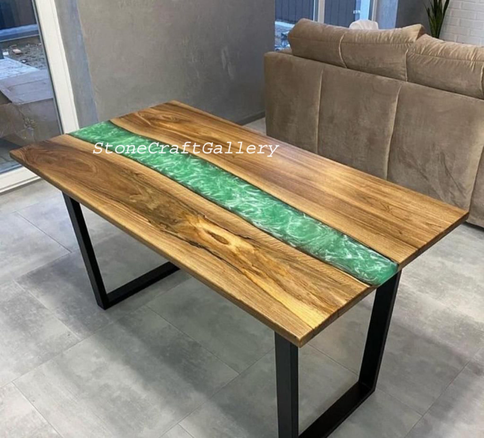 Epoxy Dining Kitchen Table Top Epoxy Coffee Table | Etsy
