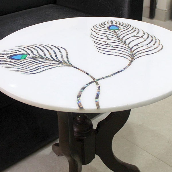 Marble Table, Coffee, center Table, Beautiful marble inlay Table