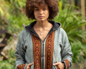boho fleece jacket