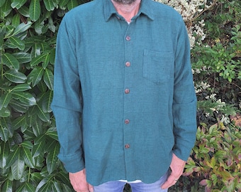 Chaqueta tipo camisa unisex de algodón gofrado grueso.