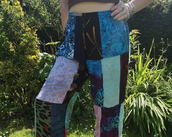 Batik Patchwork Trousers | Patchwork Pants | Adult Teen
