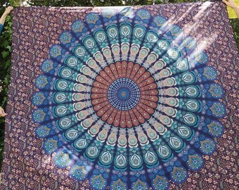 ART BOX STORE Multi Celtic Poster 30x40 Inches Mandala Hippie Tapestry Hippy Mandala Bohemian Tapestries Tapestry Wall Hanging Ethnic Decorative Indian Dorm Decor Psychedelic worldwideretailers