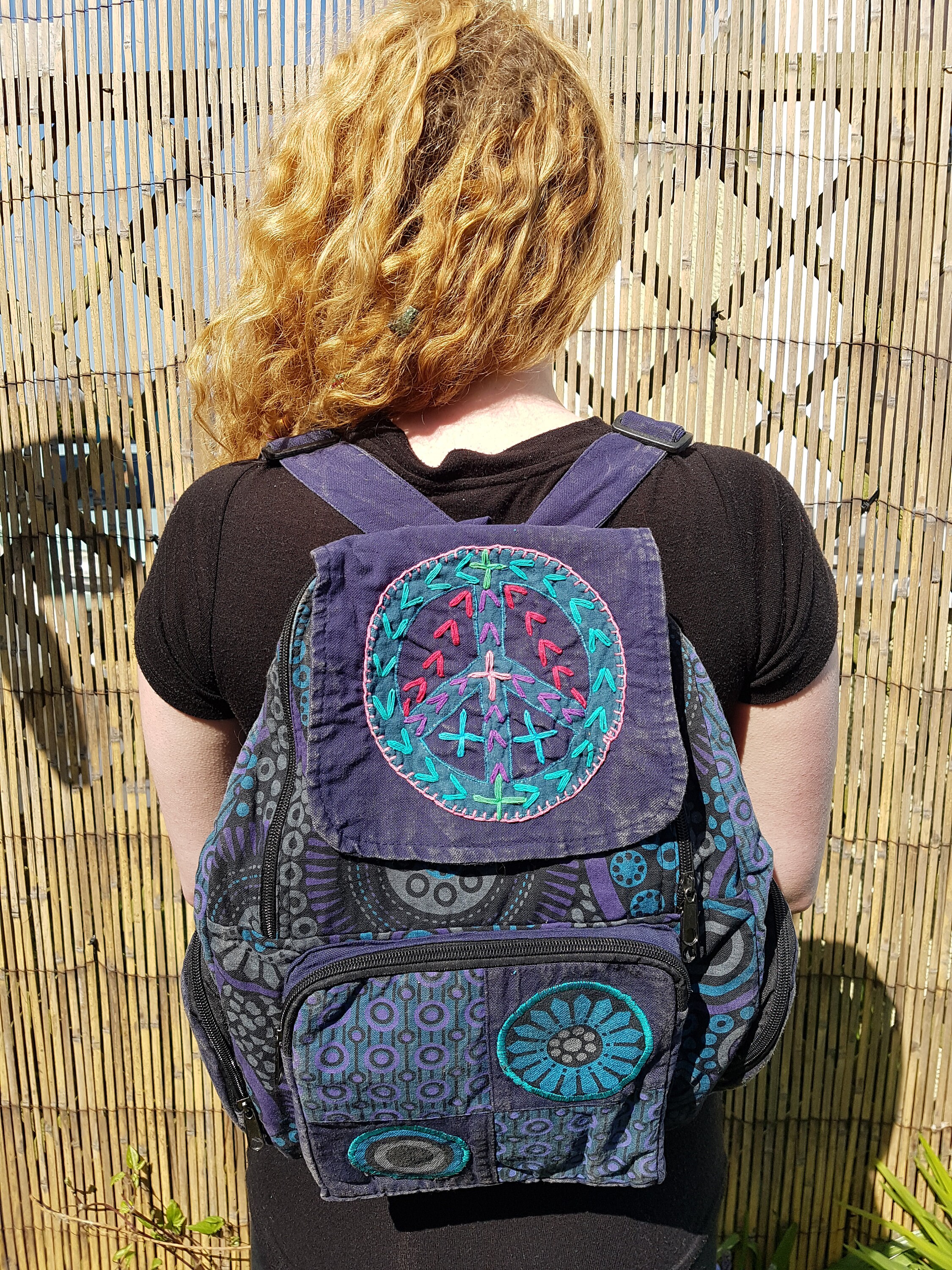 flower rucksack