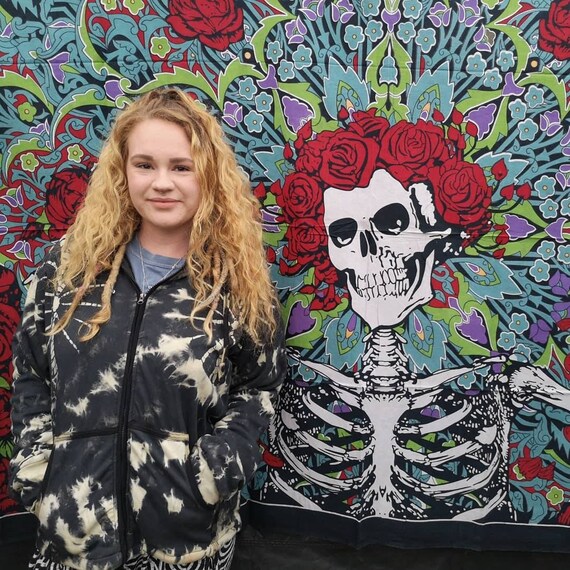 tie dye jacket women's