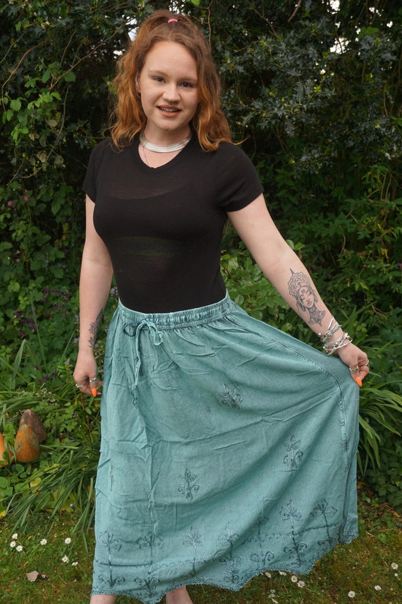 Maxi Skirt Indian Floaty Skirt Summer - Etsy