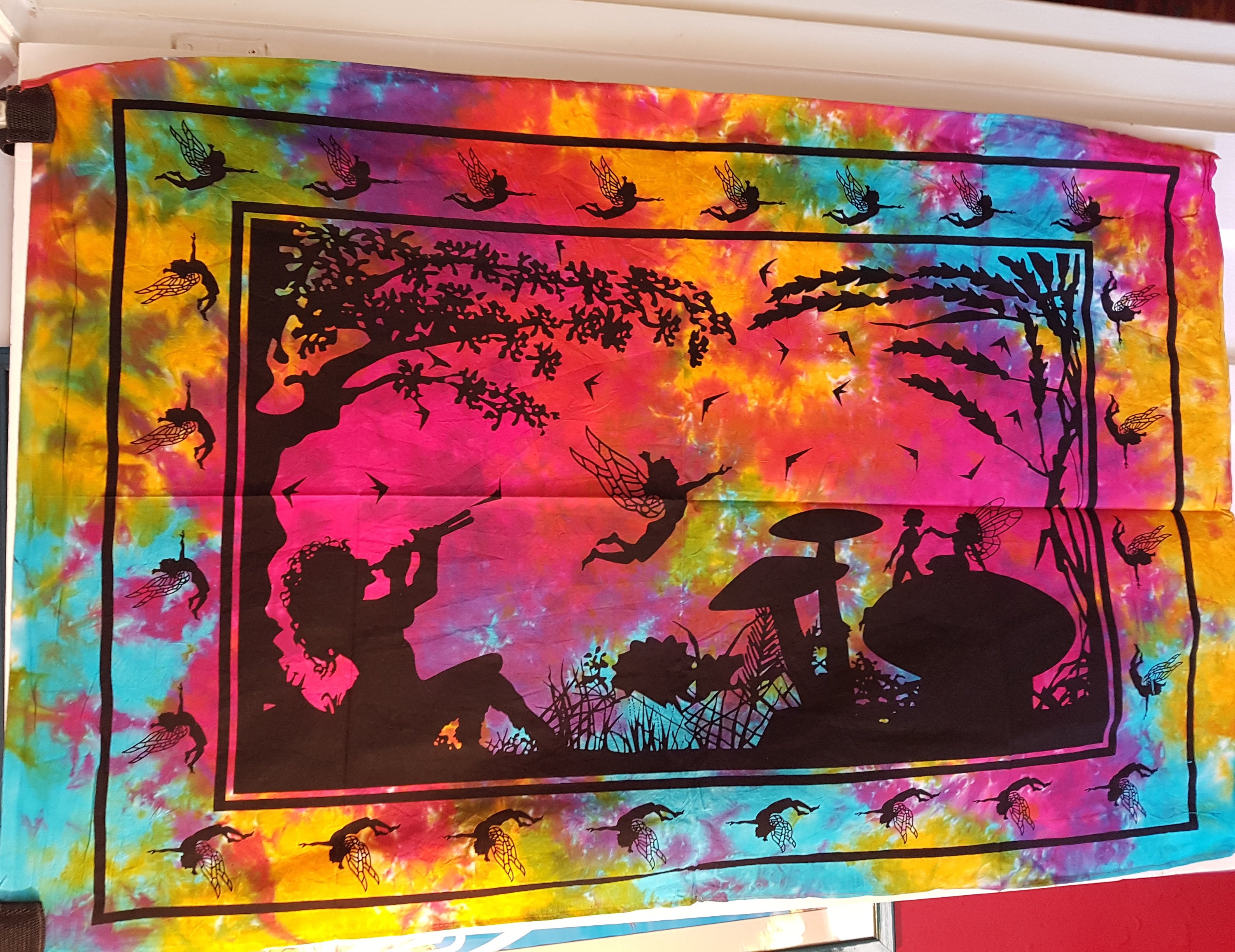 Tie Dye Wall Hanging Etsy UK