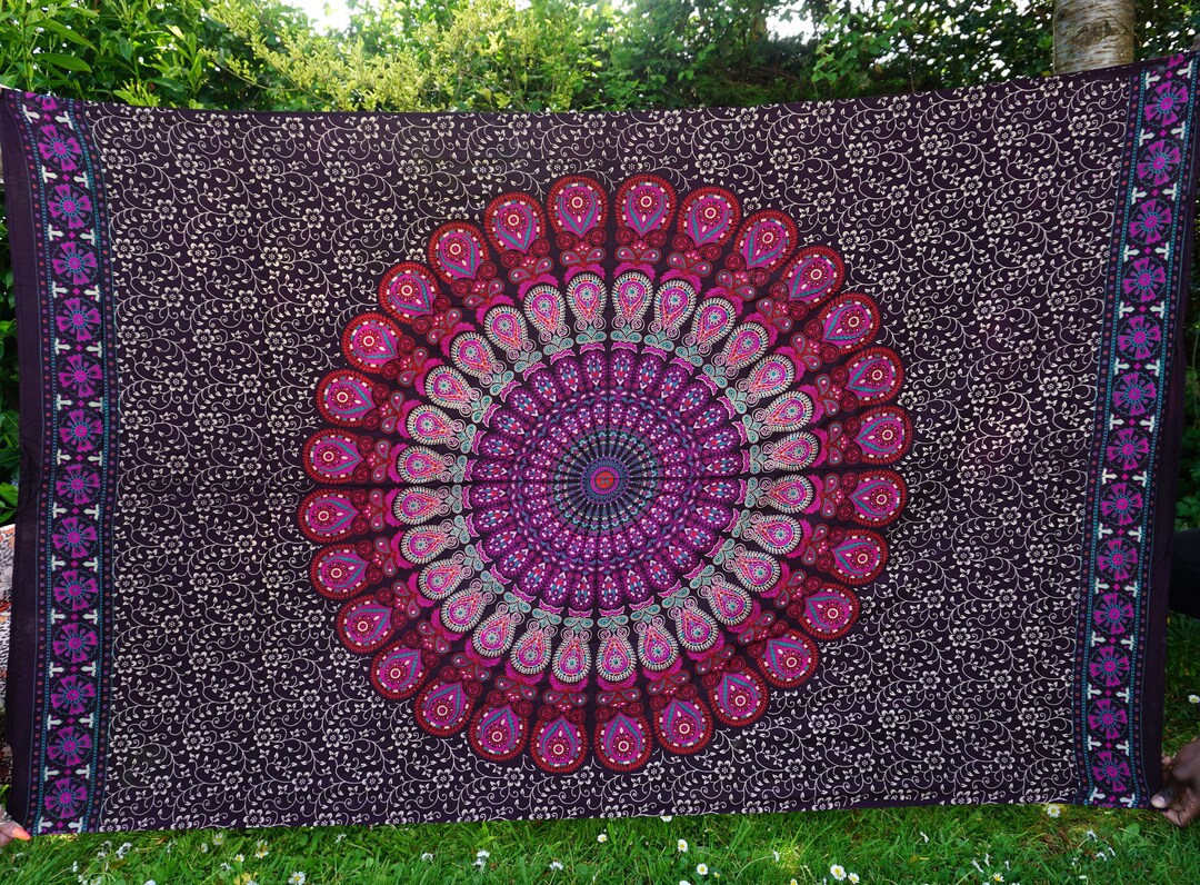 Genesis Imports Elephant Sarong Wrap From Bali - Lightweight Rayon Beach Cover Up, 65x47 Inch With Fringe - View #9
