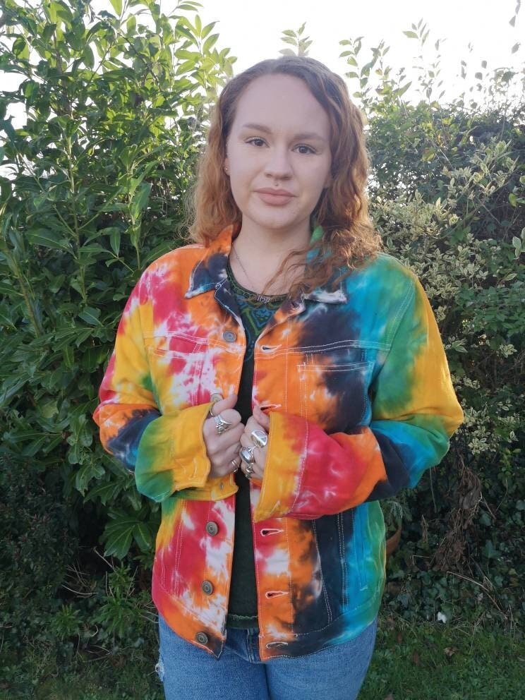 Tie Dye Denim Jacket 