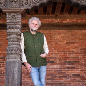 Mens Nehru Collar Waistcoat Mandarin Modi Indian Grandad Kurta Long Style Hipster Waistcoat M -XXL Grey Black Blue Brown Green Stripe Lining
