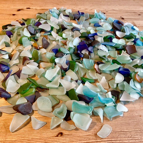 A Pouch of Smaller Sea Glass Goodness