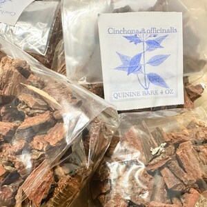 Cut Quinine Bark -- Mexican Origin