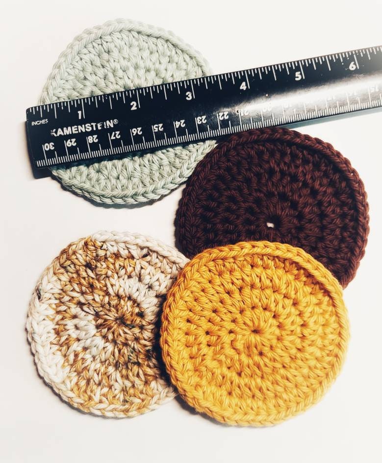 Reusable Crochet Cotton Rounds, Large, Set of 4 - Etsy