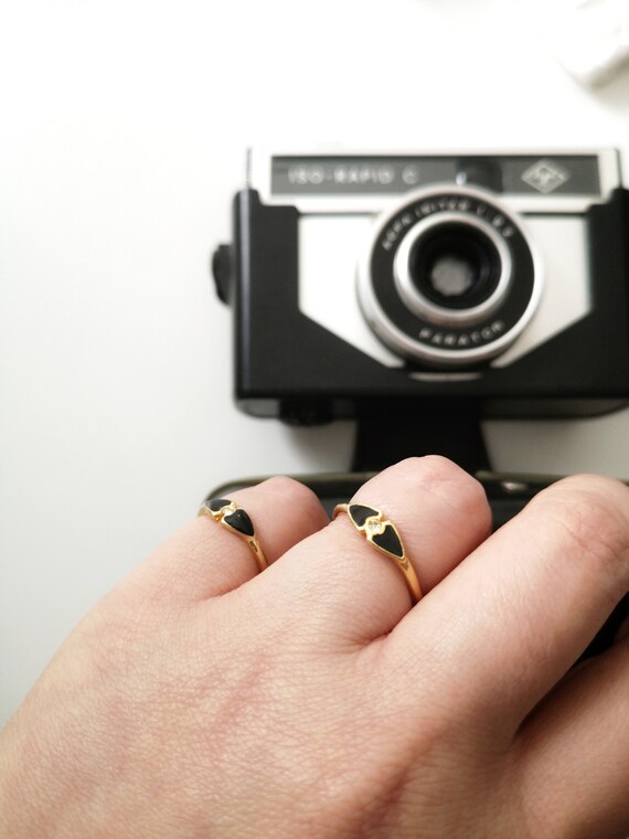 Anello vintage dorato