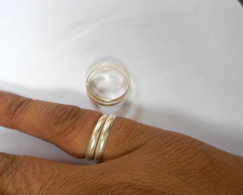 Sterling Silver Spiral toe ring Toe ring India.