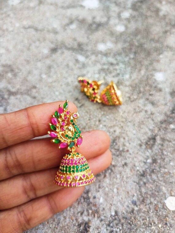 Etsy outlet jhumka earrings
