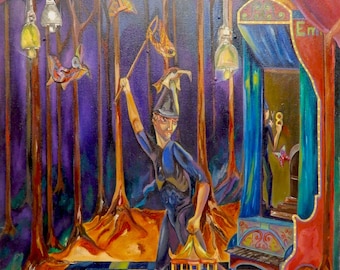 Matemáticas. Un chamán intenta capturar los números que representan las ecuaciones del entorno de la naturaleza.