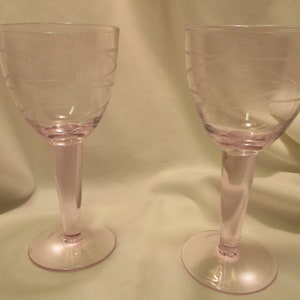 PINK WATER GLASSES-Set of 2