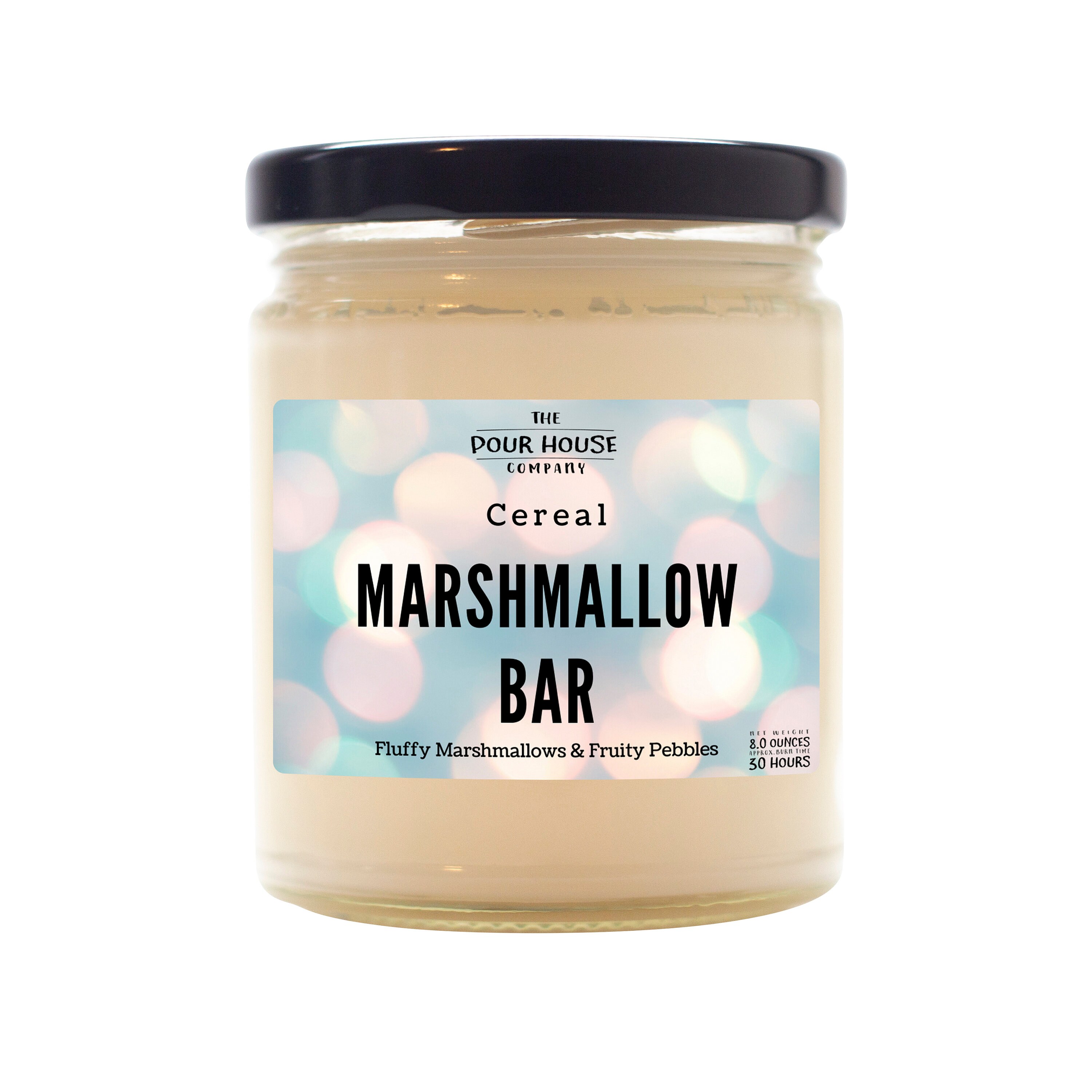Cereal Marshmallow Bar 8 Ounce Scented Soy Wax Candle Etsy India