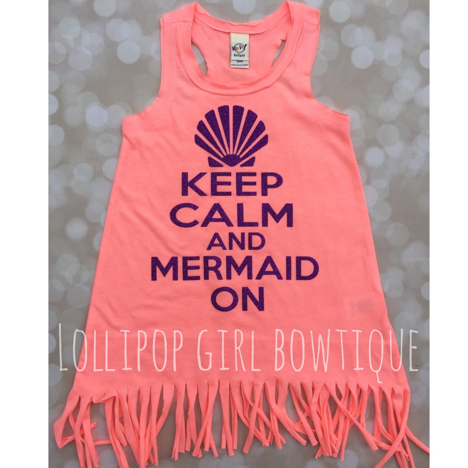 Keep Calm And Mermaid On Mermaid Bathing Suit Cover Up Racer Etsy
