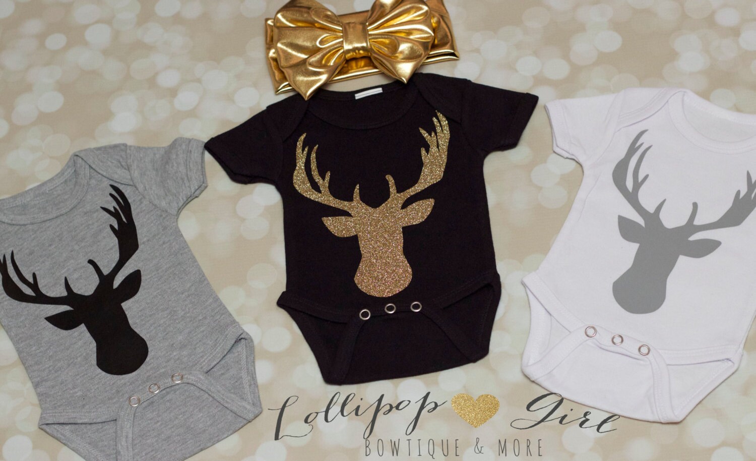 Deer Onesie Baby onesie | Etsy