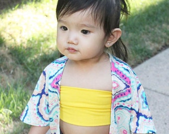 Baby/Child bandeau top; crop top