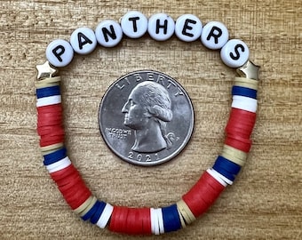 Hockey Team Themed Clay Bracelets