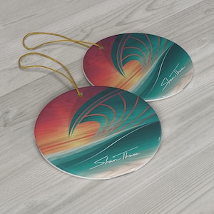 Shorebreak | Ceramic Ornament by Artist Shaun Thomas