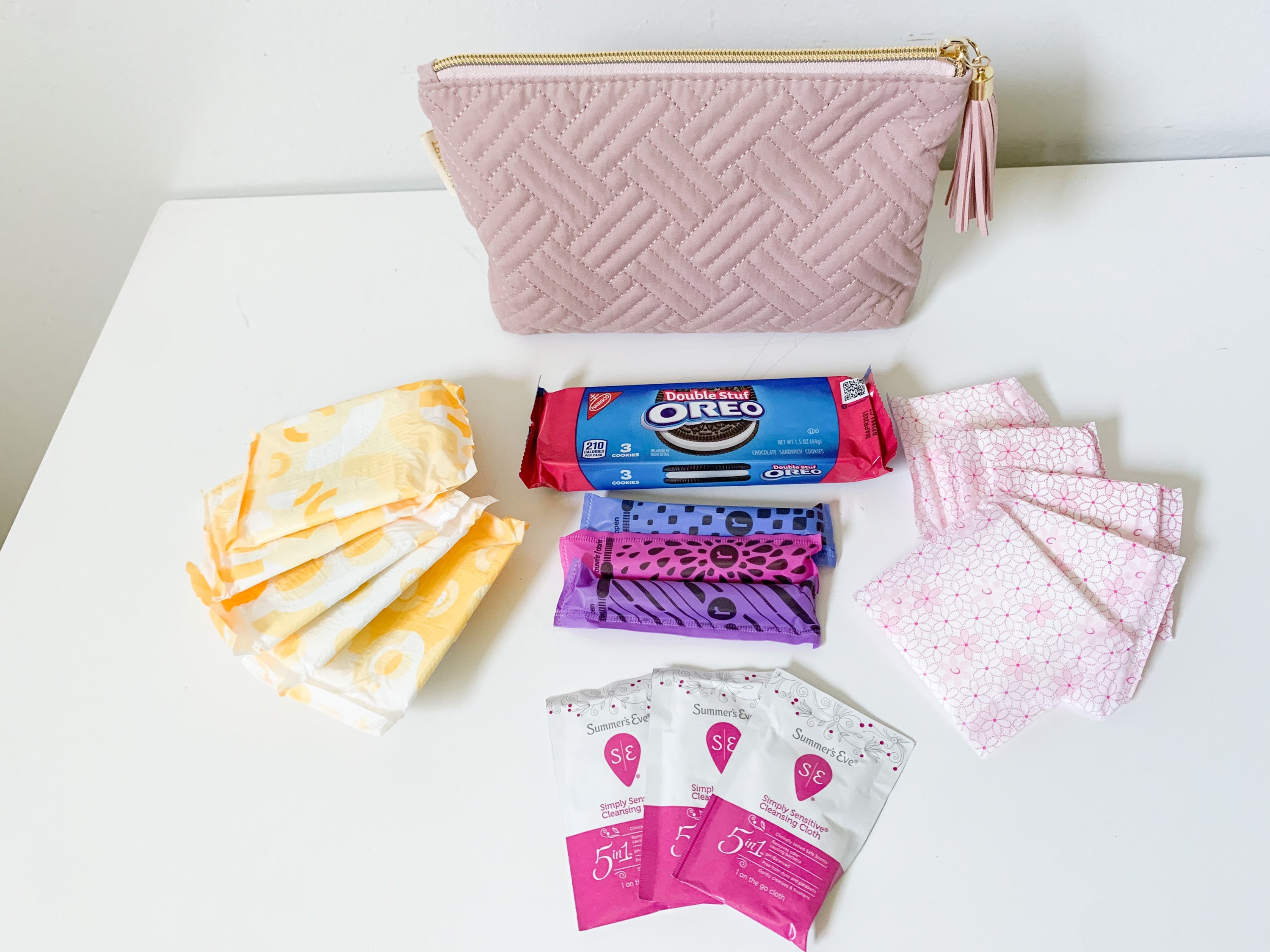 Period Prep Kit Starter Bag Girls Puberty Supplies Etsy