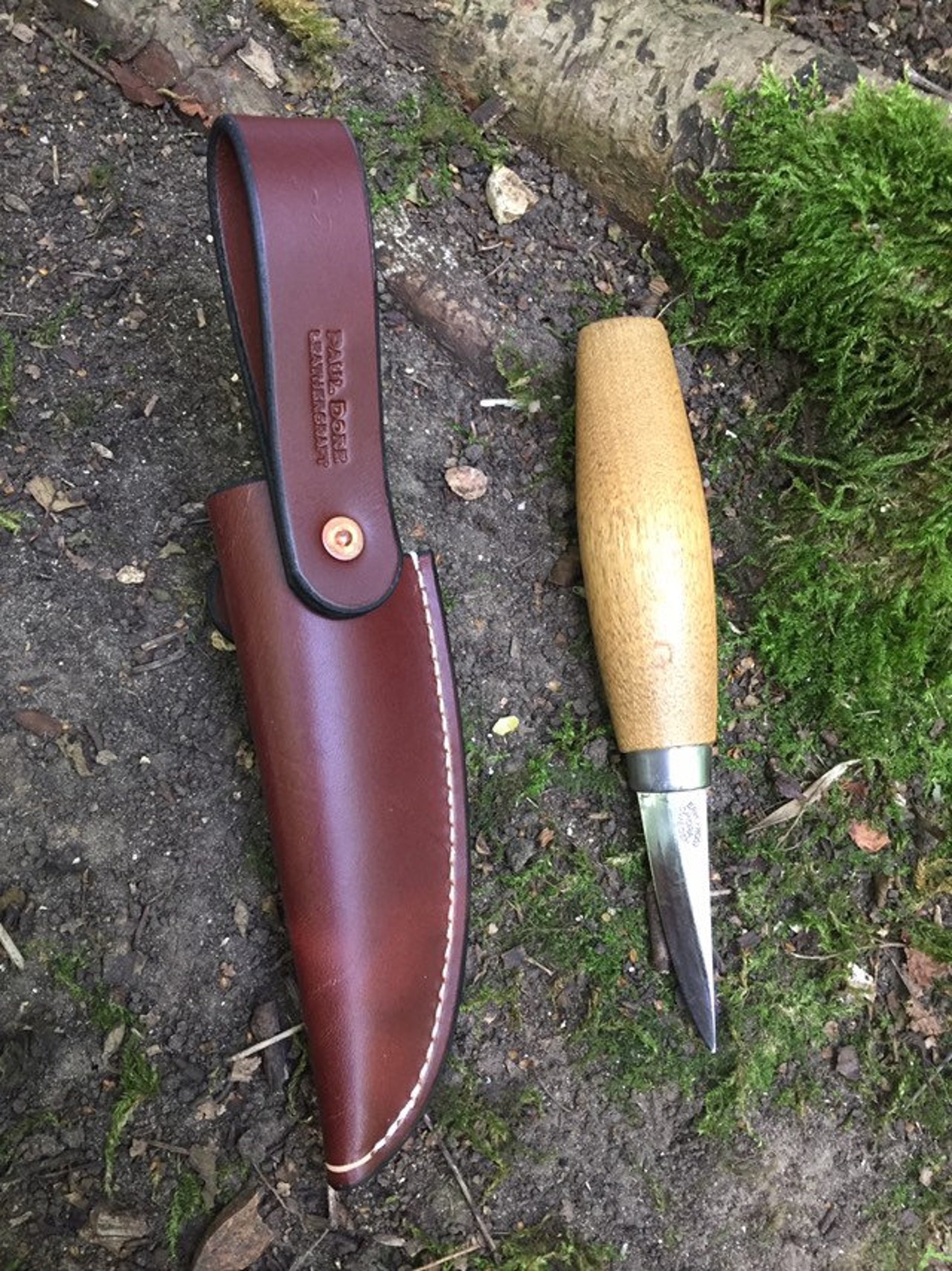 Mora 120 / 122 sloyd / woodcarving knife sheath with belt loop Etsy