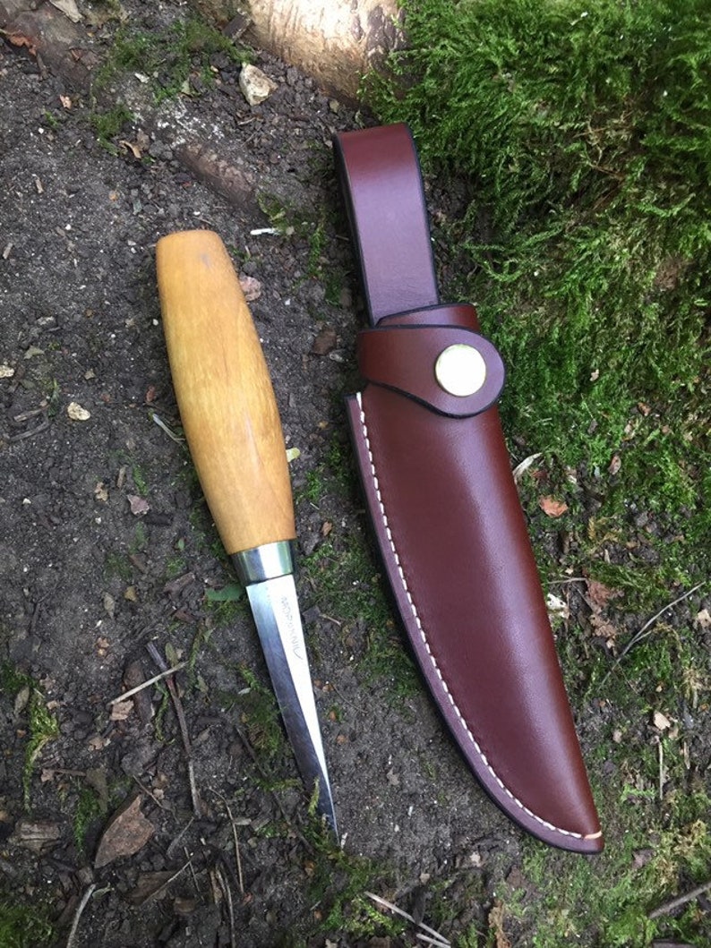 Mora 106 Sloyd Woodcarving knife sheath with belt loop Etsy