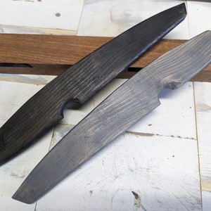 Lightweight Tanto Training Knife set, Wooden Training Knife set, Cosplay, Pine Knives