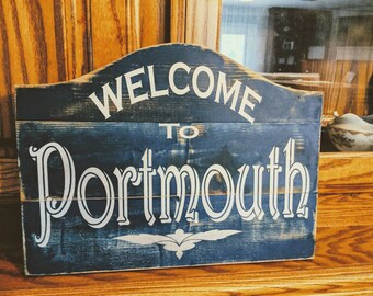 Welcome to sign, Custom Vintage, Rustic Welcome to sign