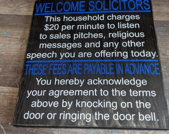 Custom Sign - Welcome Solicitors