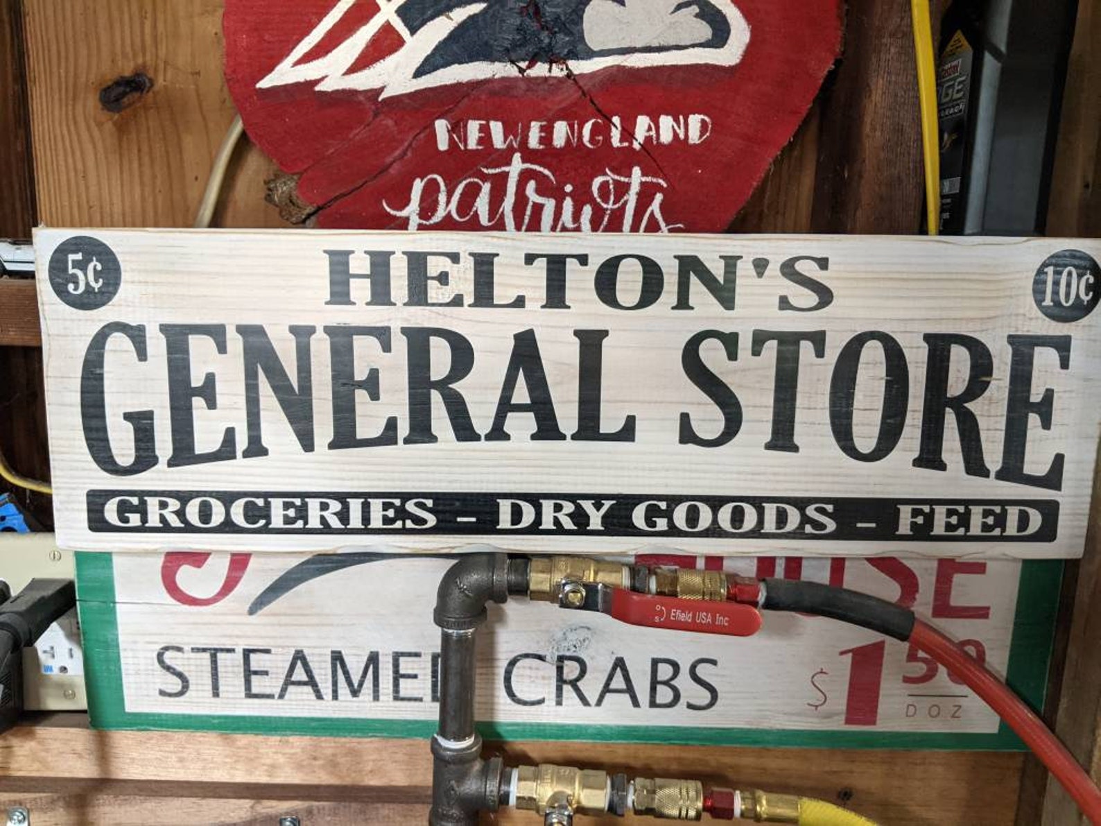 Vintage Wood General Store Sign Customizable General Store Etsy