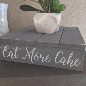 Rustic Wedding Cake Stand, Plant Stand, Keepsake Stand
