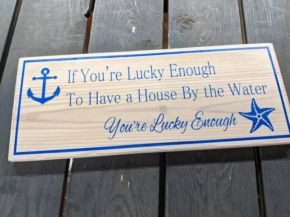 Custom Nautical Sign Rustic Wood Sign Customizable Etsy