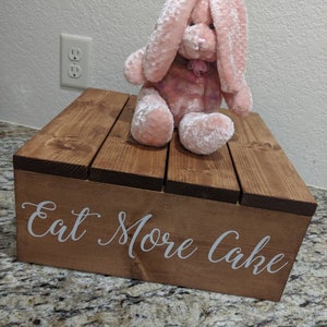 Rustic Wedding Cake Stand, Keepsake Stand