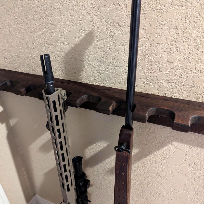 Wood Rifle Rack - Etsy