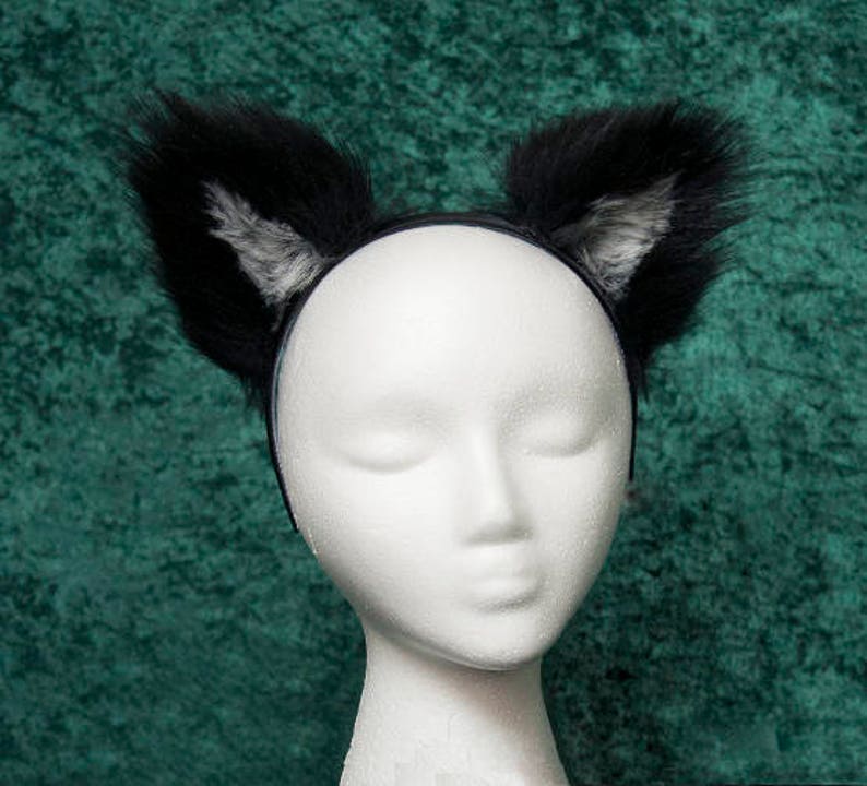 Super Soft Black Wolf Tail 3 Sizes Available May Add Etsy