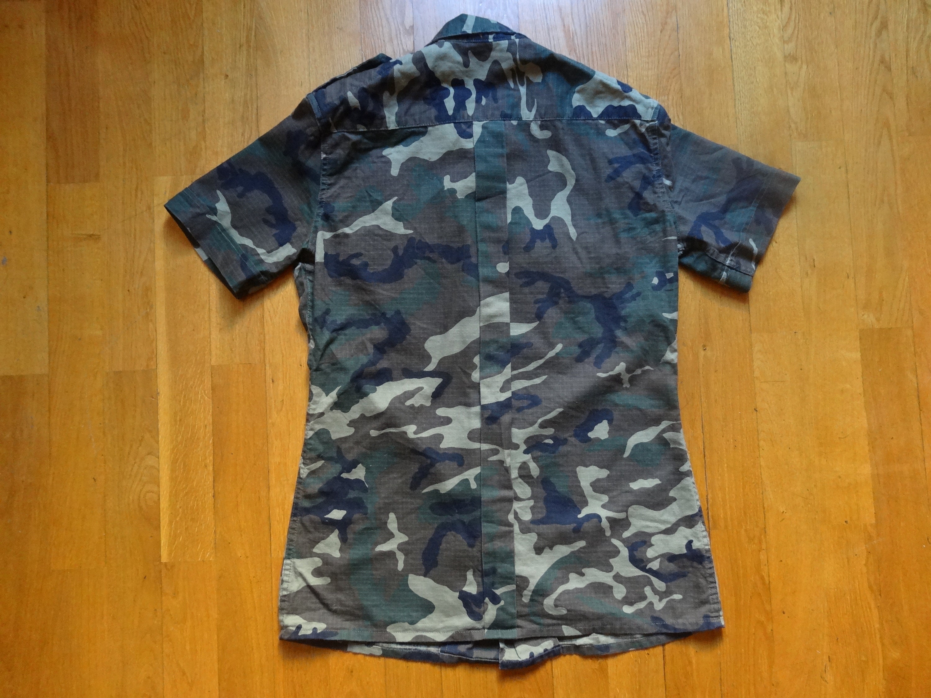 Camouflage Spanish Army Shirt Size M - Etsy