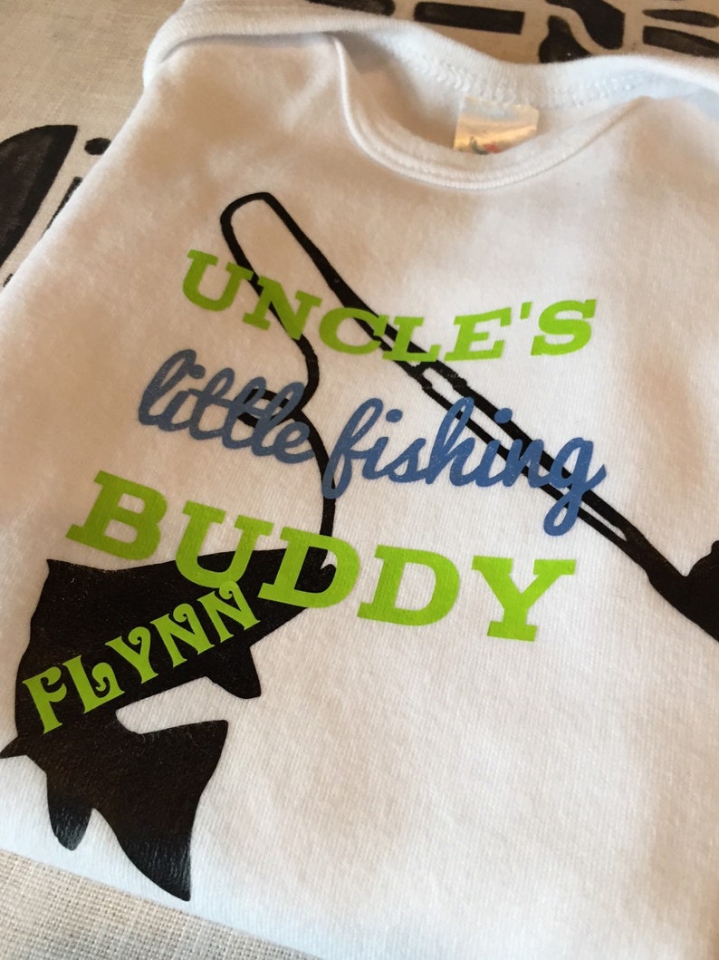 Fishing Buddy Bodysuit Personalized Etsy
