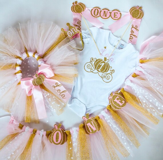 pumpkin first birthday girl outfit