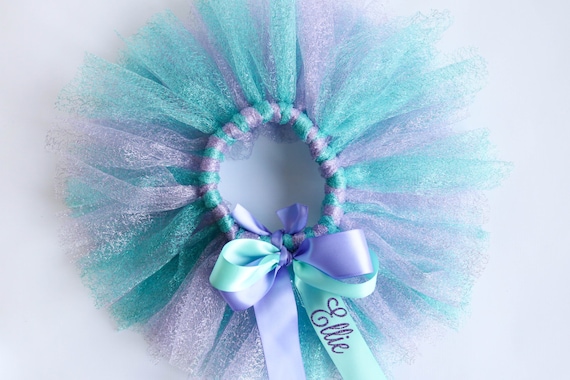 First Birthday Tutu - Personalized Tutu - Glitter Tutu - Smash Cake Tutu - Mermaid Birthday Tutu - 1st Birthday - Aqua and Lavender Purple Il_570xn