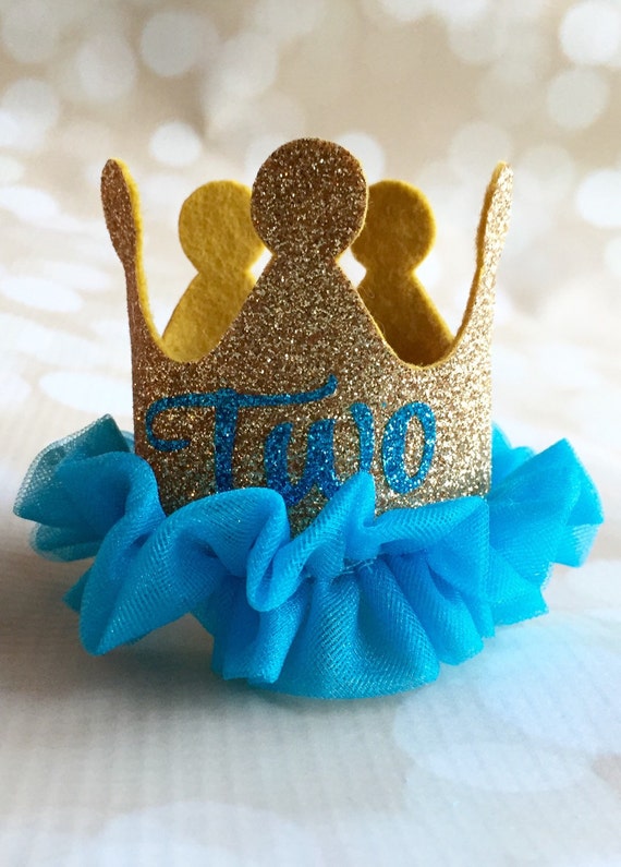 Second Birthday Crown - Toddler Birthday - Two Photo Crown - Party Crown Il_570xn