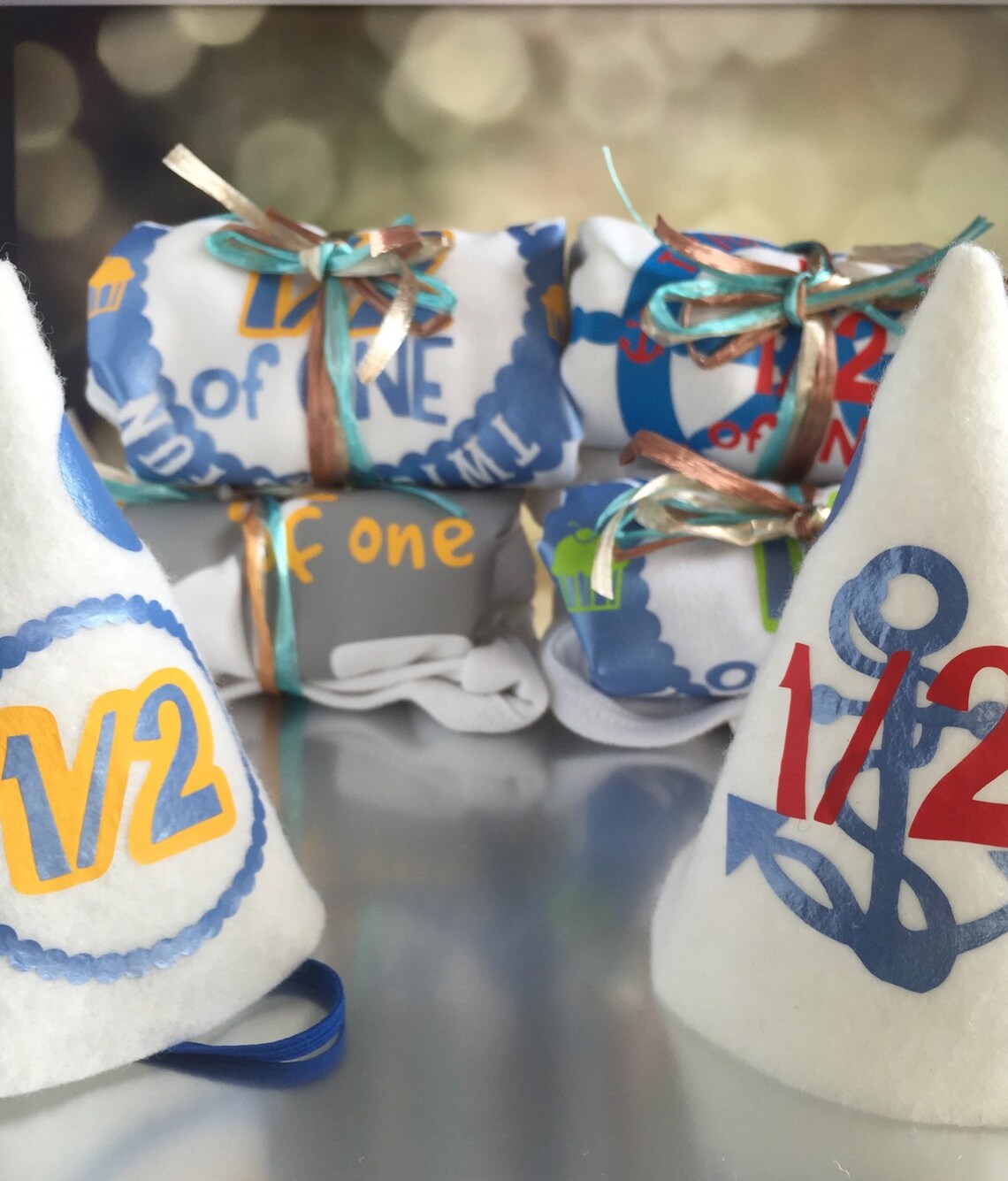 Half Birthday Party Hat for Baby Boy Eco Friendly Felt Hat Etsy