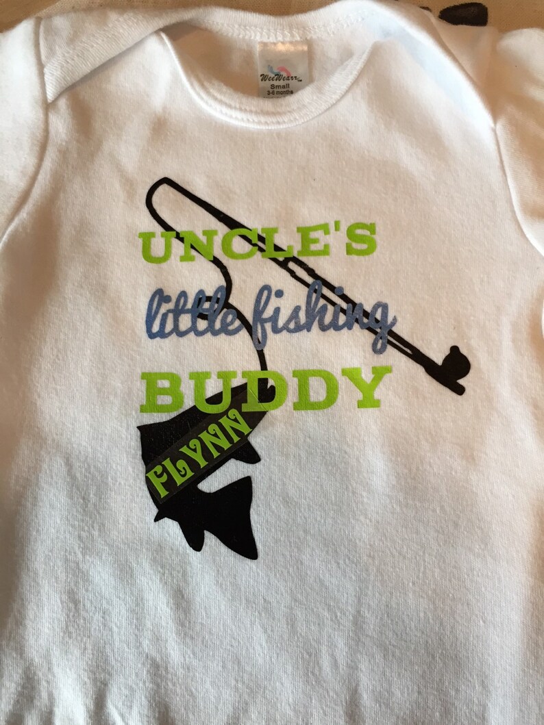 Fishing Buddy Bodysuit Personalized Etsy