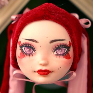 PIXIENATORY &quot;Valentine&quot; Ever After High Apple White Head OOAK Custom Doll Repaint