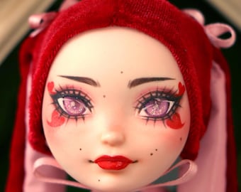 PIXIENATORY "Valentine" Ever After High Apple White Head OOAK Custom Doll Repaint